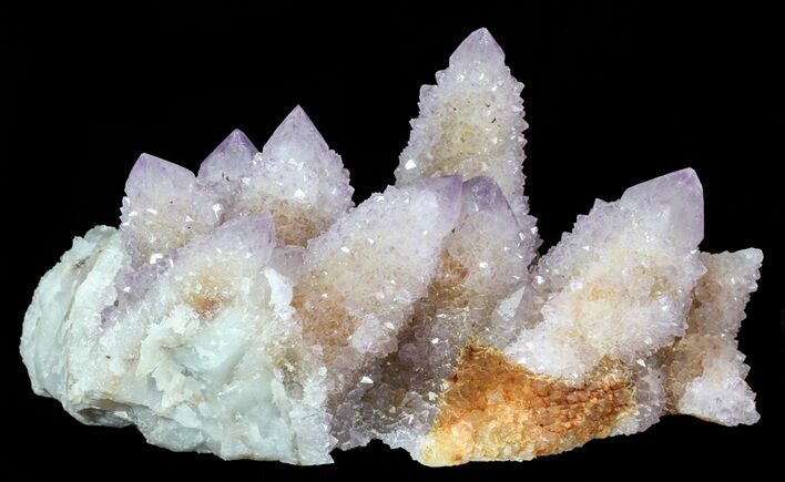 Cactus Quartz (Amethyst) Cluster - Large Crystals #62966
